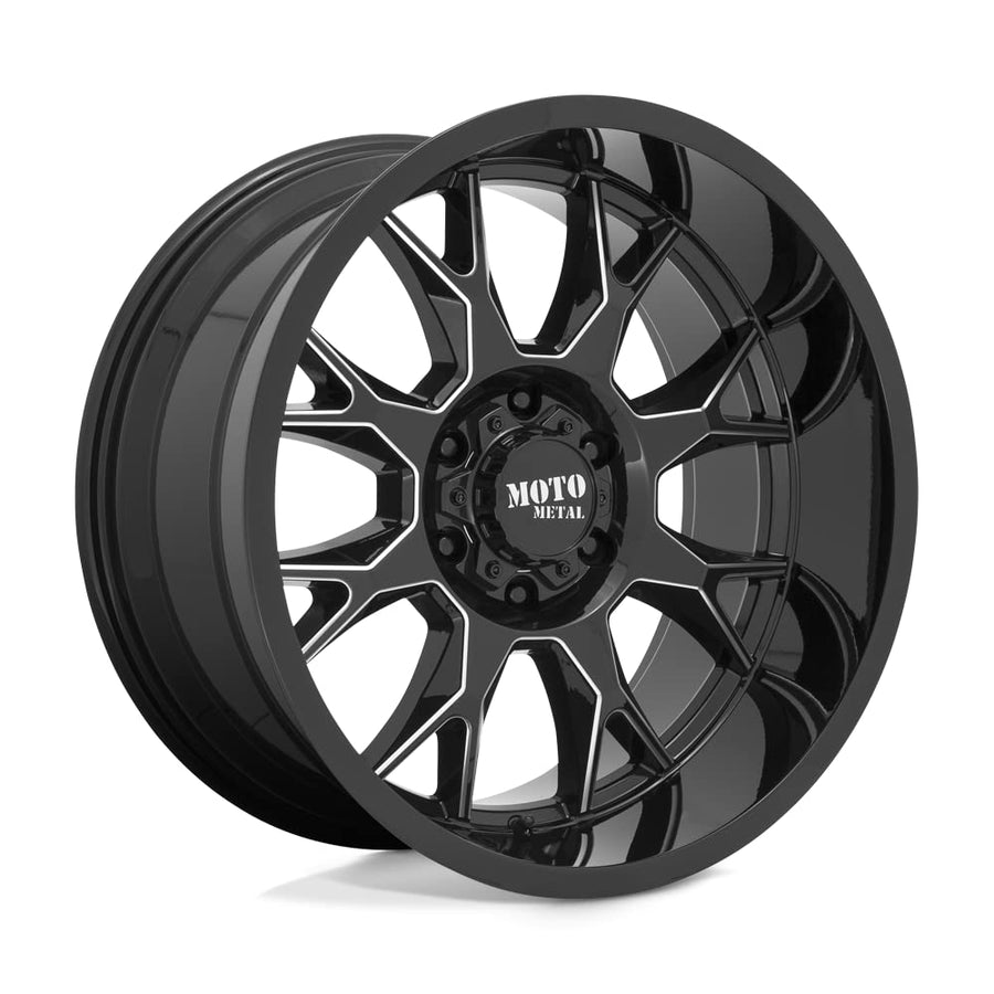 Moto Metal 22X12 MO806 G-BLK MILL -44MM - MO80622250344N