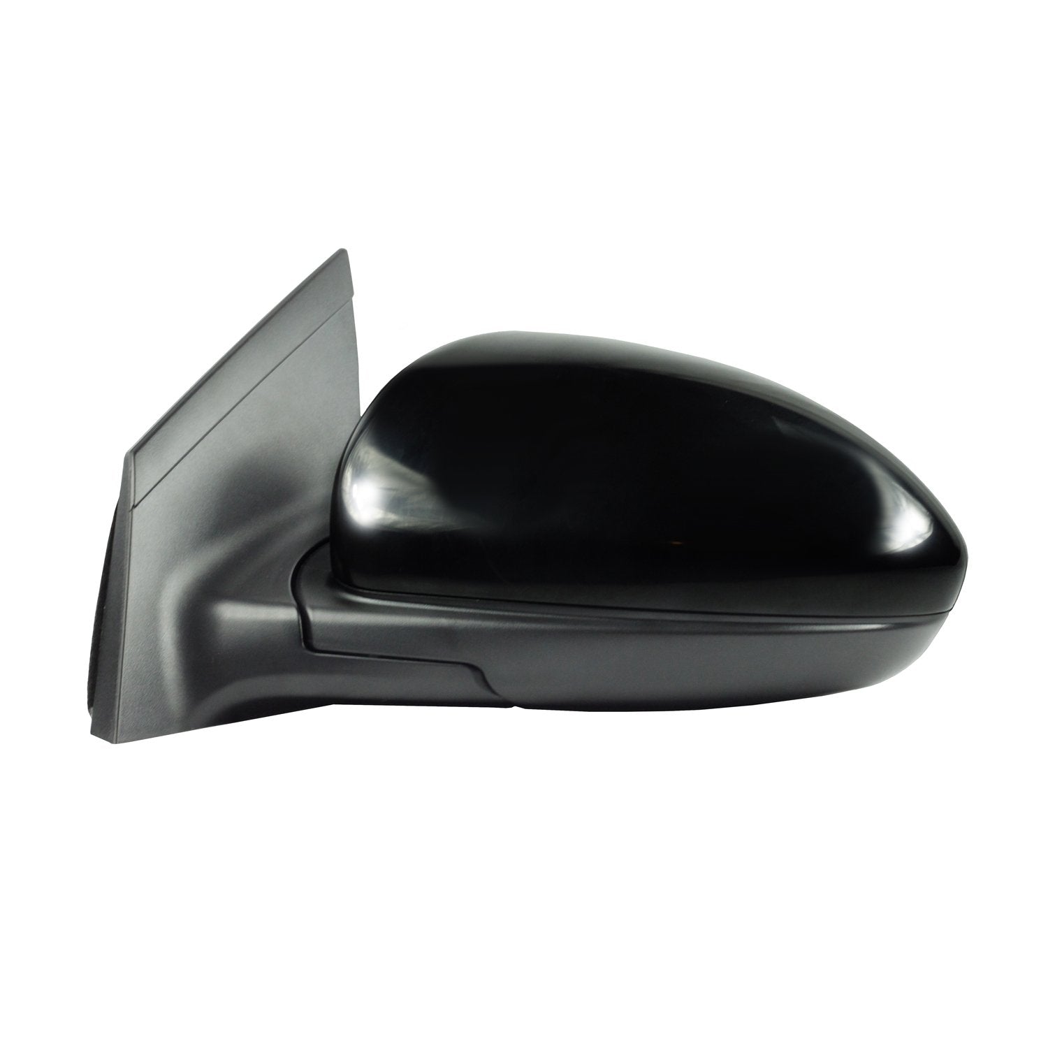 Fit System Mirror Driver Side for Chevrolet Cruze, Cruze Limited Models Only, Textured Black w/PTM Cover, Foldaway, w/o spot Mirror, Power