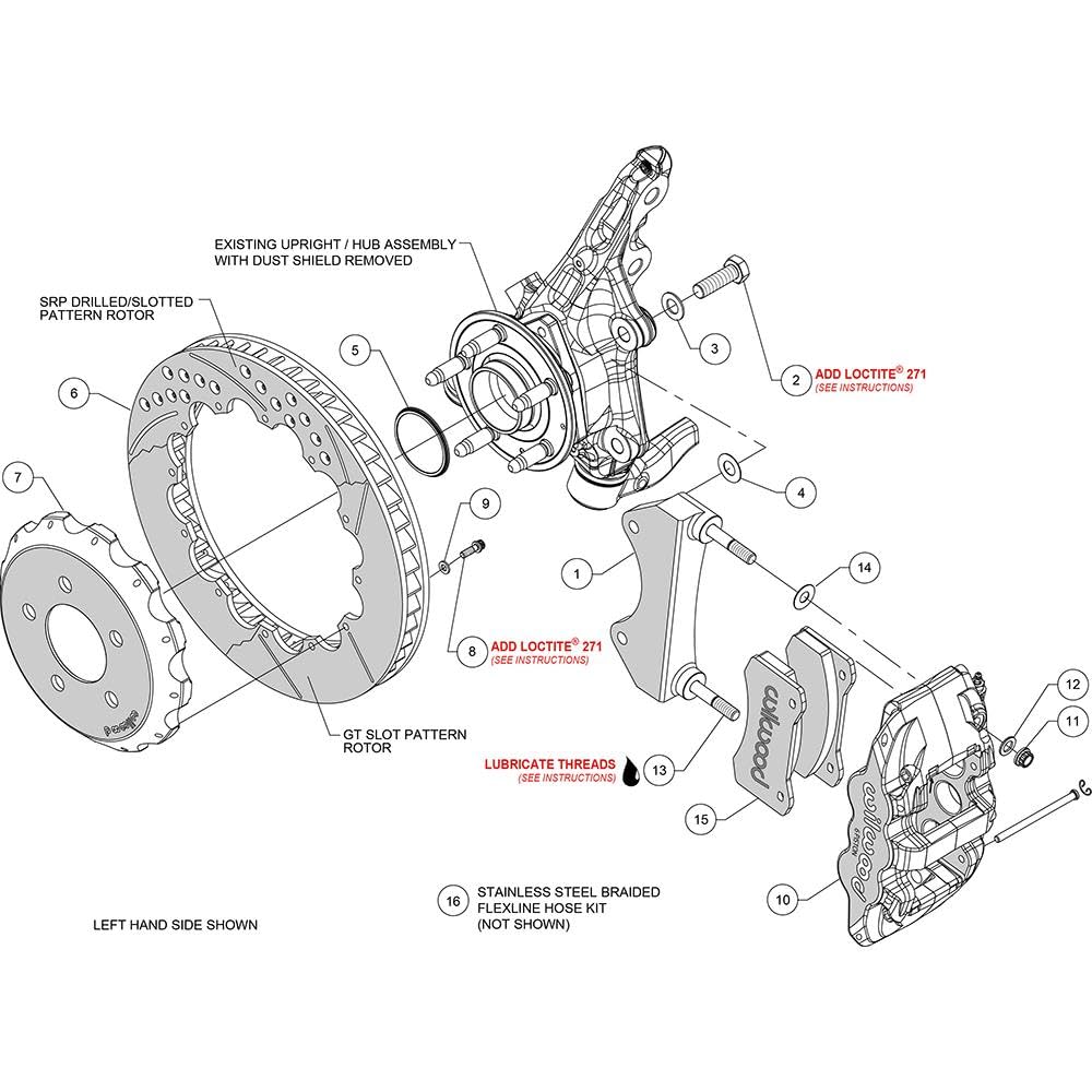 Brake Kit Wilwood 14014289DR