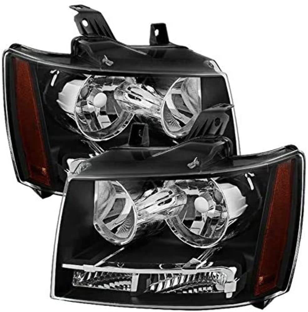xTune 9022777 Auto Crystal Headlights Black/Clear