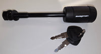 Anti-Wobble Swagman 1/2" Threaded Hitch Pin, Black