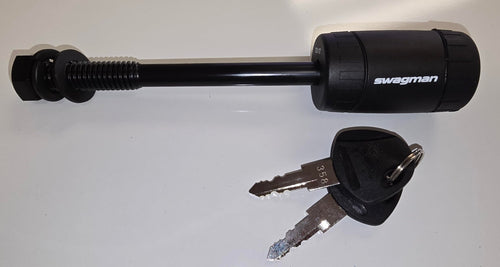 Anti-Wobble Swagman 1/2" Threaded Hitch Pin, Black