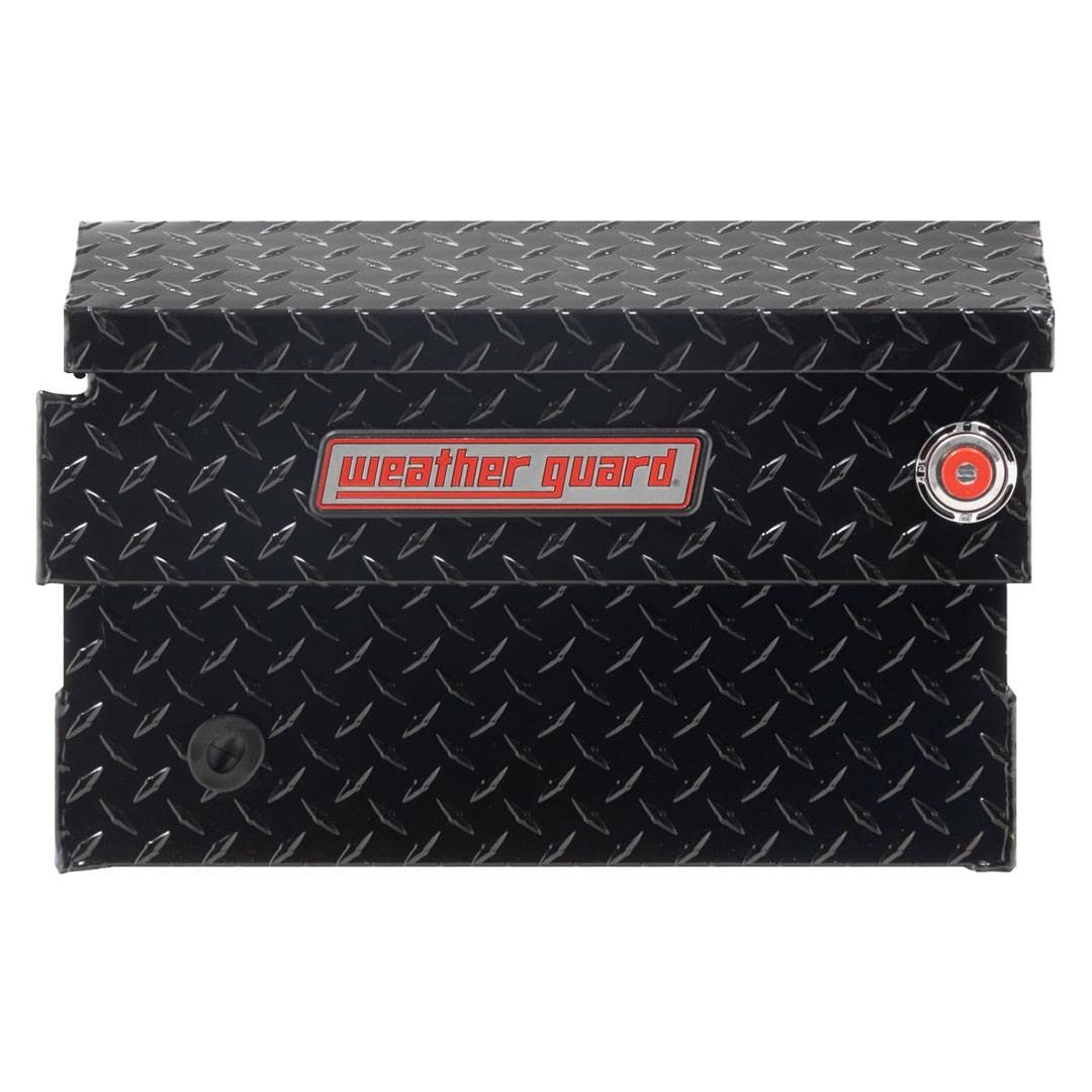 Saddle Box Model 154-5-03, Aluminum, Compact, Gloss Black, 6.0 cu ft
