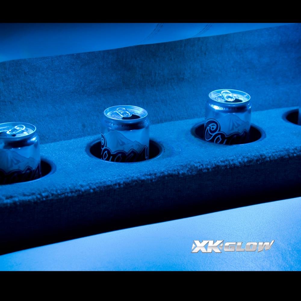 XKGLOW 4X 36 Strips + 4x10 Flex Strips2 Million Color LED Accent Light Marine/Boat Kit XK074011