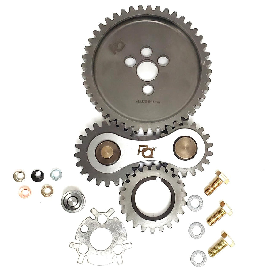 Timing Gear Drive PRW INDUSTRIES, INC. - Dual Gear - Dual Idler - Noisy - Steel - Small Block Chevy - Kit