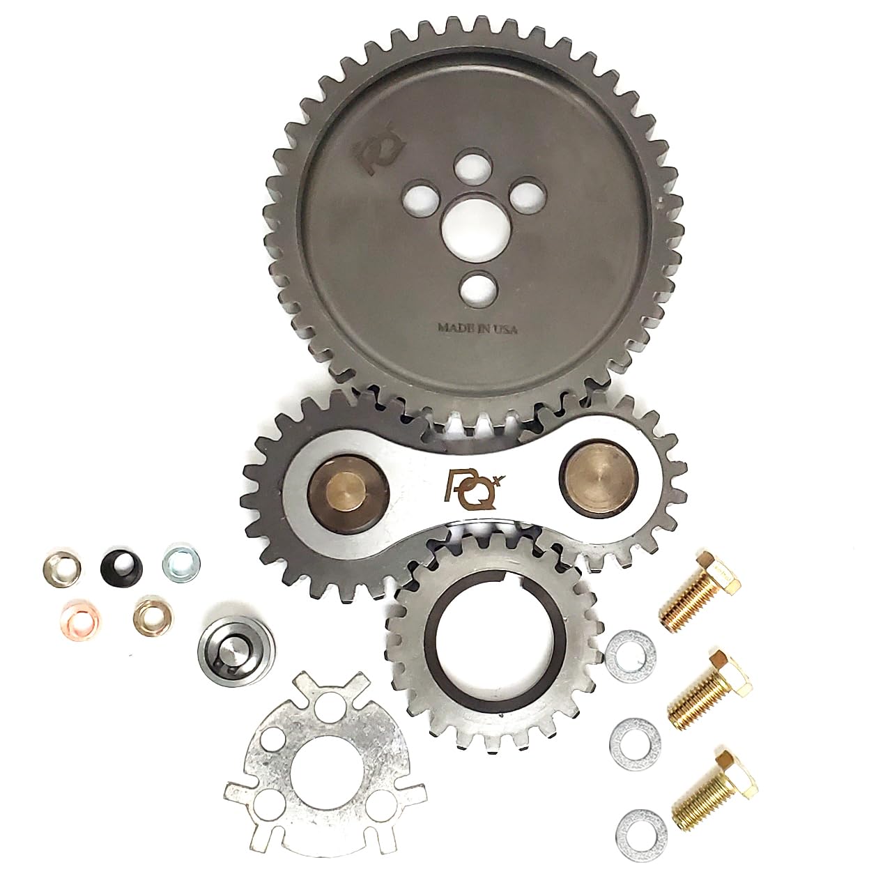 135022 PRW INDUSTRIES, INC. Timing Gear Drive - Dual Gear - Dual Idler - Quiet - Steel - Small Block Chevy - Kit
