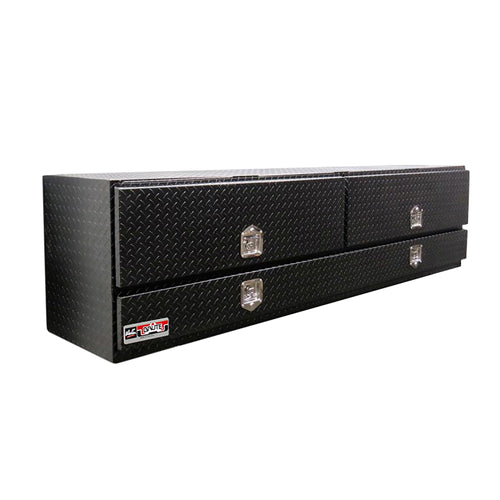 Brute High Capacity Westin 80-TB400-96D-BT Stake Bed Contractor Tool Box with Doors 96x20x24 in.