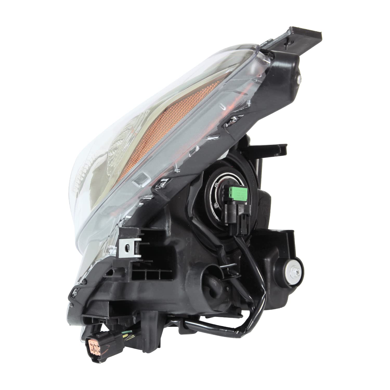 Left TYC Headlight Assembly Compatible with 2014-2016 Mazda Mazda3