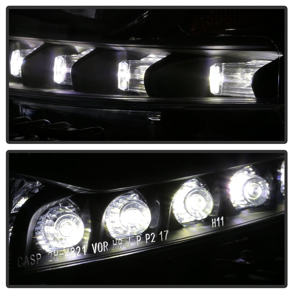 Nissan Sentra 2013-2015 Black OEM Style Headlights xTune