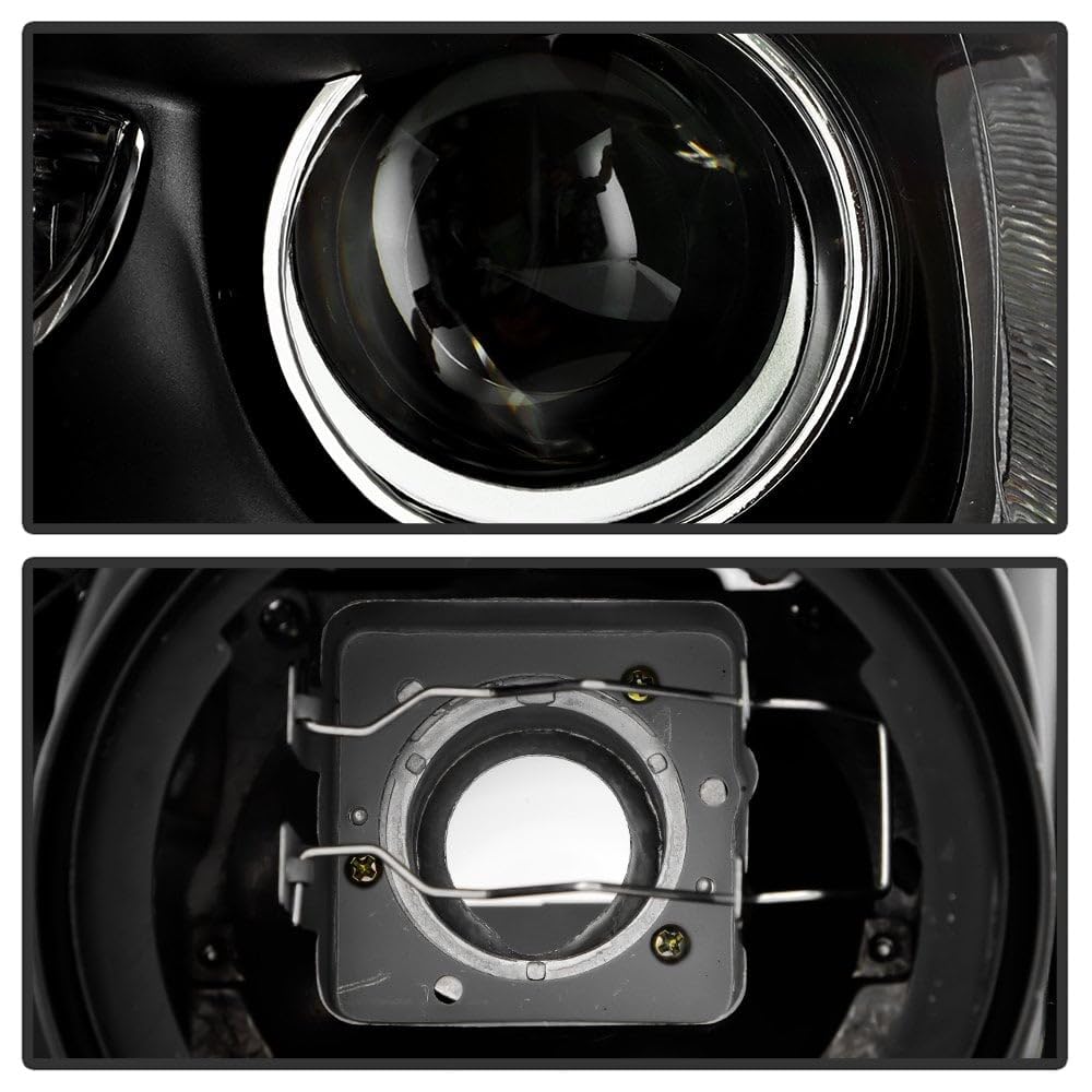 Chrysler 200 Spyder (POE) 15-17 HID w/LED DRL Black Trim (to 7-31-16) Headlight - OE Black Left