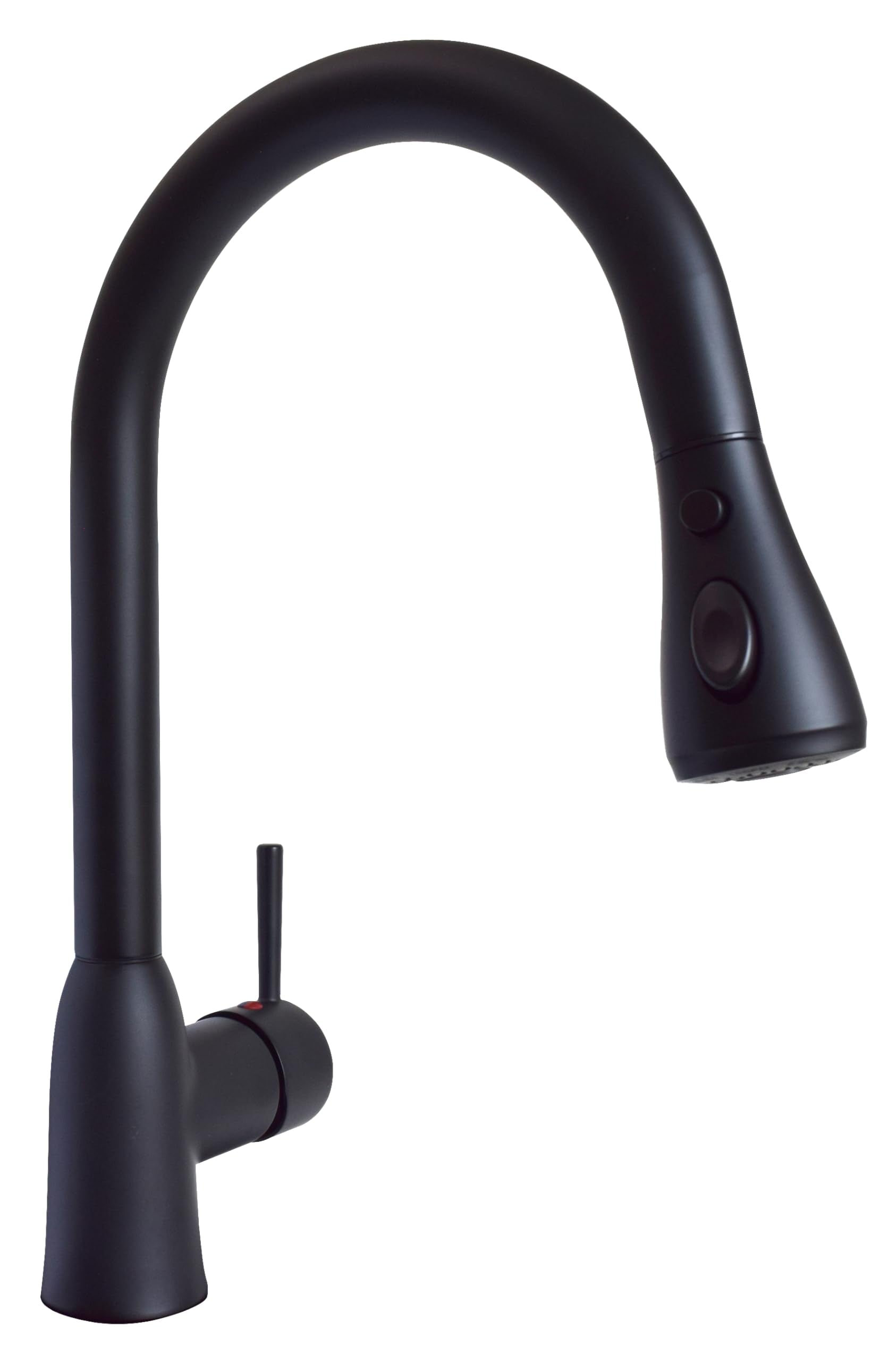 Phoenix Premium Slimline PF231766 Single Handle with Power Boost Pull Down Kitchen Faucet - Matte Black