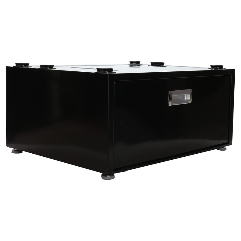 Laundry Equator Pedestal with Drawer (Black)