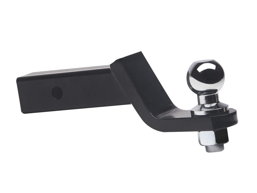 2.75" Drop Down Armordillo Loaded Ball Mount Trailer Tow Hitch with 2" Receiver Tube Universal Fit - Black