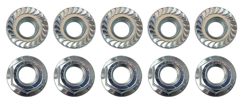 Serrated Flange Nuts Moroso 38834, M8 x 1.25, Pack of 10