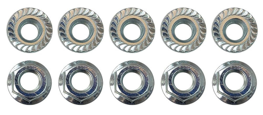 Serrated Flange Nuts Moroso 38834, M8 x 1.25, Pack of 10