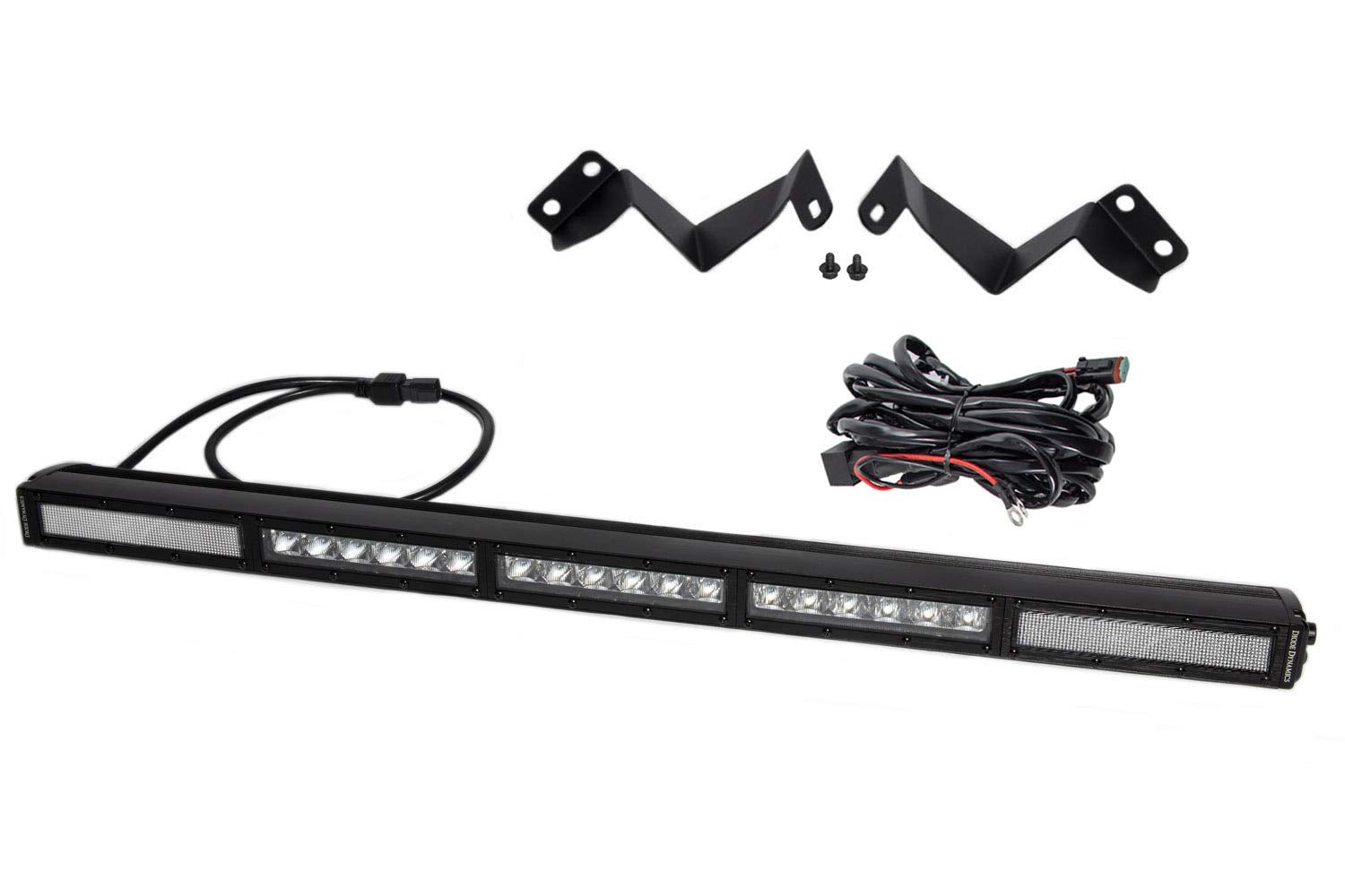 30" LED Light Bar Kit Diode Dynamics Stealth White Combo compatible with Toyota Tacoma 2016-2023