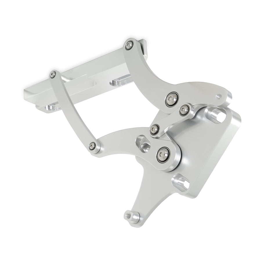 Billet Aluminum Hood Hinges Scott Drake C7ZZ-16796-7-P - Polished - Pair
