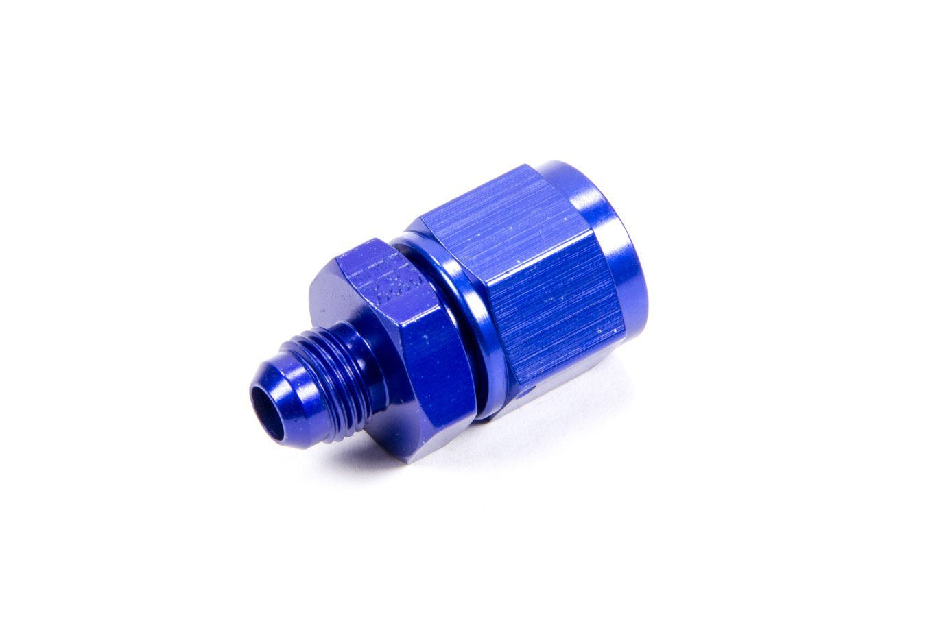 Fragola Adapter, Fitting, Straight, 10 AN Female Swivel to 6 AN Male, Aluminum, Blue Anodized, Each