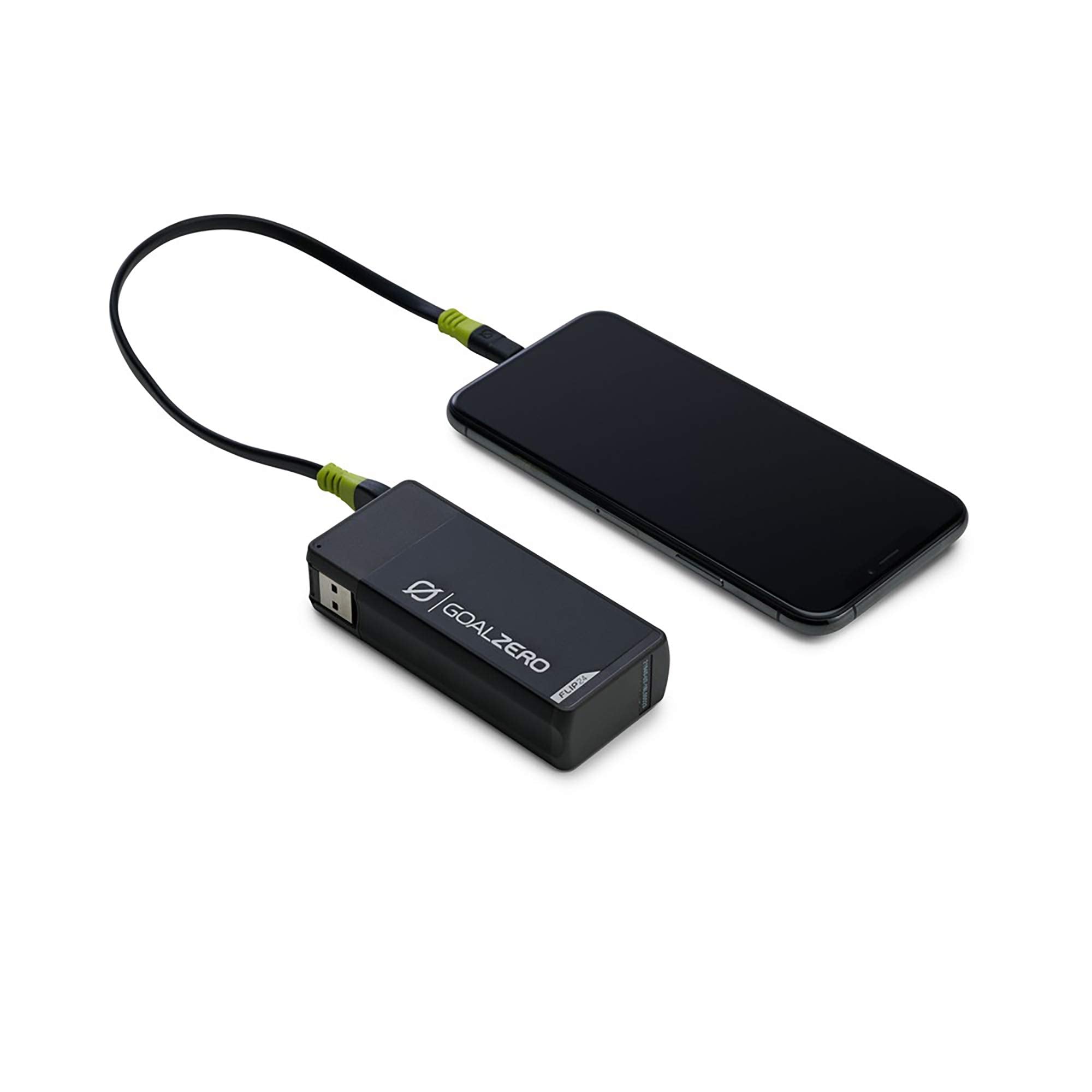 Goal Zero Portable Flip 24 Phone Charger, USB Battery Bank for Travel and Emergency Use - Black