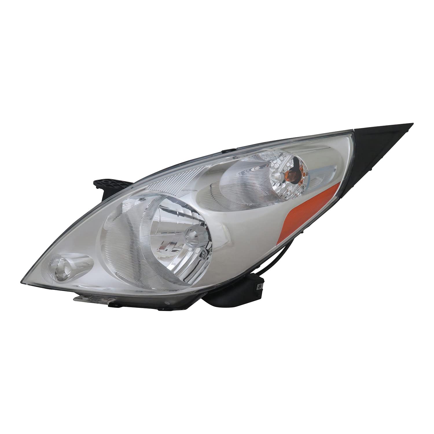Left TYC Headlight Assembly Compatible with 2013-2015 Chevrolet Spark