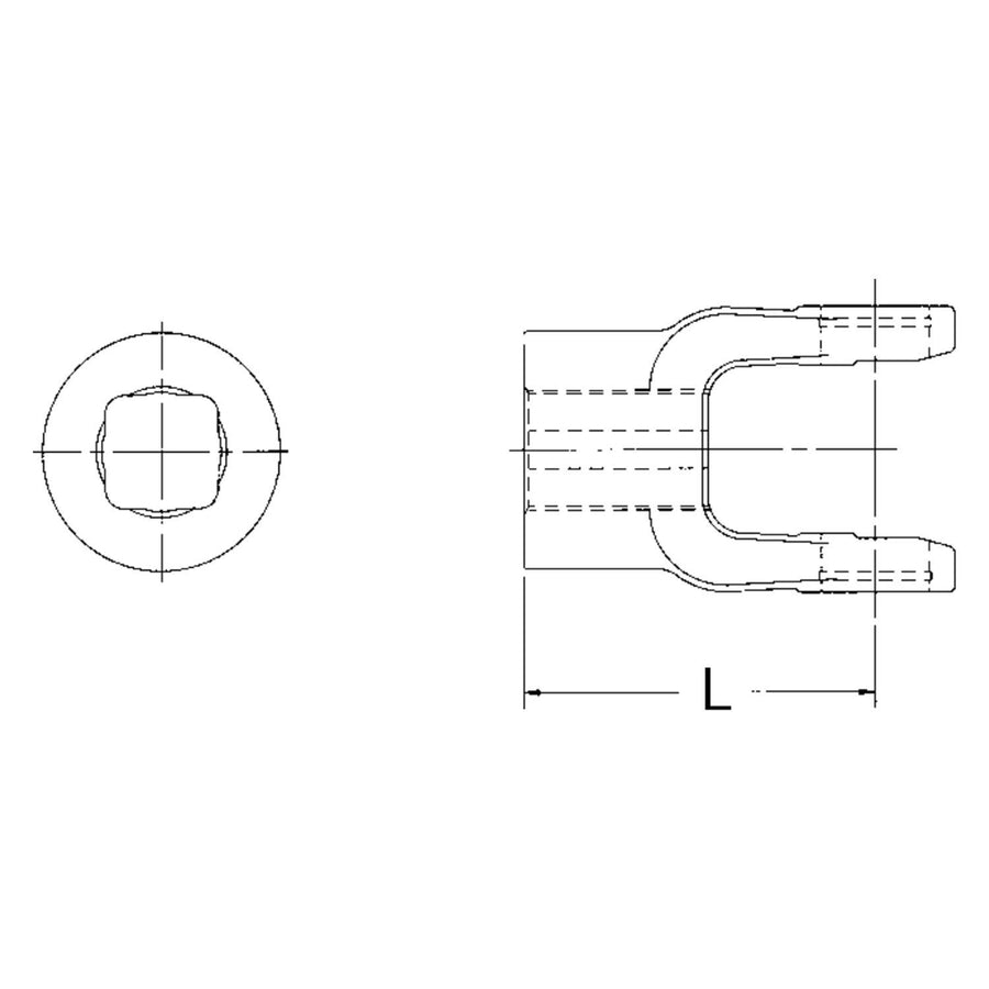 20-9127 Neapco Power Take Off End Yoke