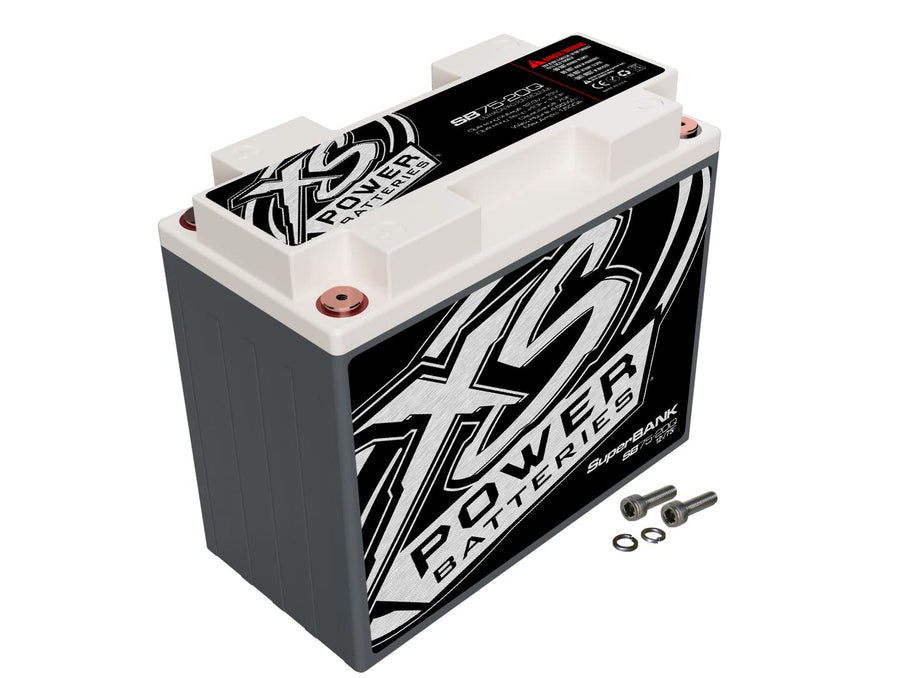 Powersports XS Power Batteries 12V Super Bank Capacitor Modules - M6 Terminal Bolts Included 1500 Max Amps