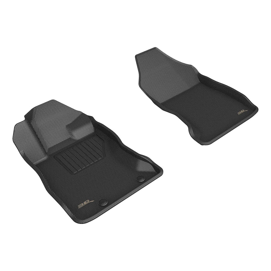 Kagu Floor Mat 3D MAXpider Custom Fit (Black) Compatible with Subaru WRX 2022-2025 - Front Row R1
