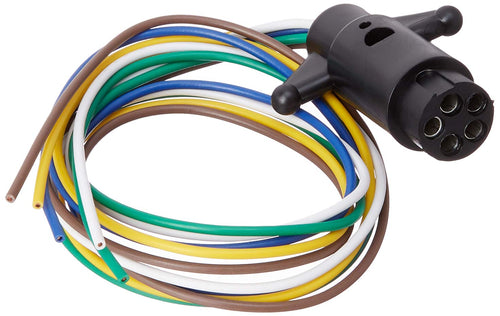 Sierra International WH10240 5-Pole Trailer Side Connector for Use with WH10230 & M243120 Ready Wired, 24" 16 Gauge