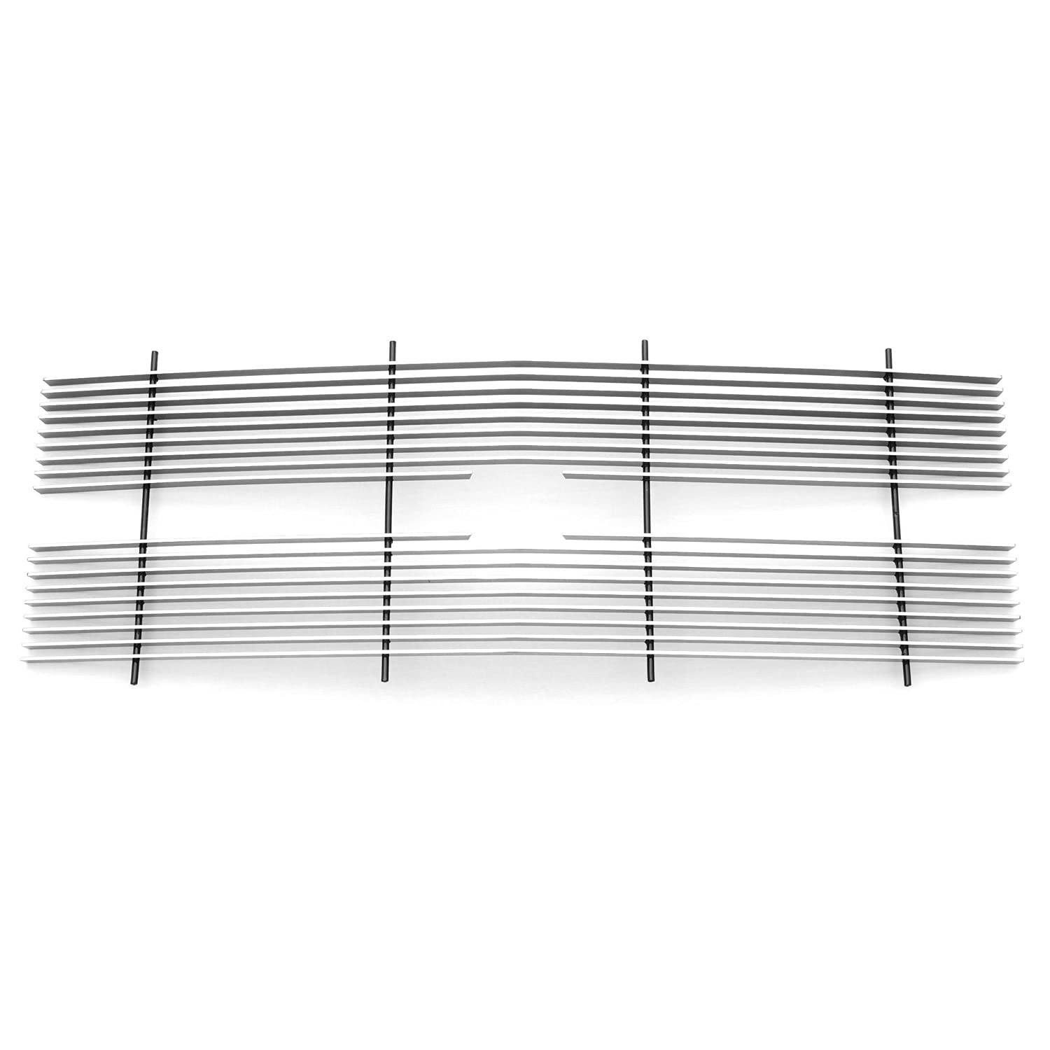 Horizontal T-Rex 20030 Aluminum Polished Finish Billet Grille Insert for Chevrolet Pickup Suburban Tahoe