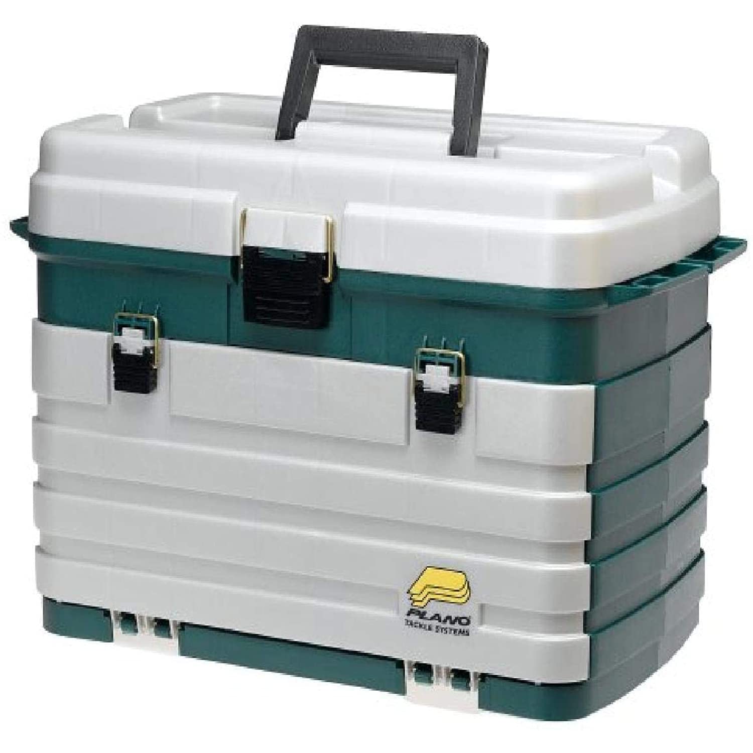 4-Drawer Plano Tackle Box Green Metallic/Silver ,One Size