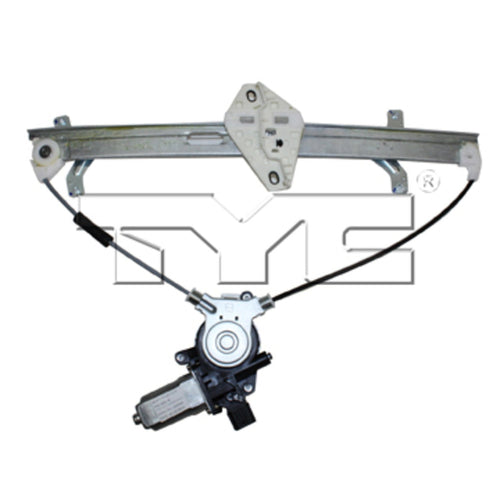 Power Window Motor and Regulator Assembly TYC 660064 Front Left-Side Compatible with 2003-2007 Honda Accord