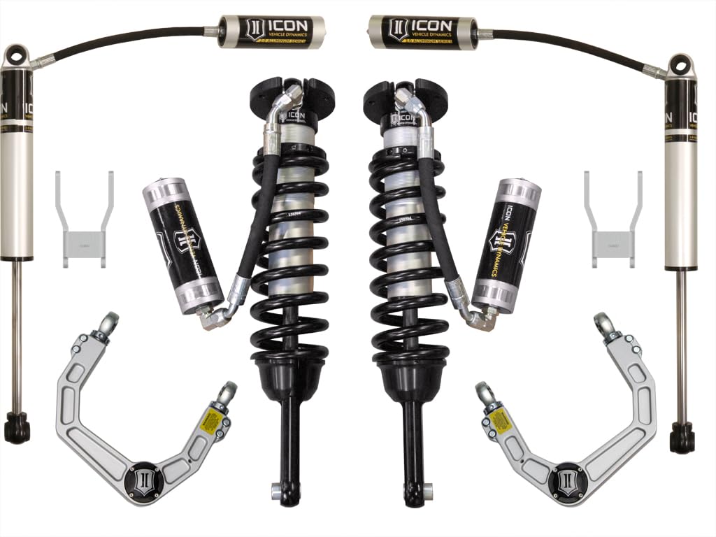 Stage 4 Suspension System, ICON 0-3" Lift, Billet UCA, Compatible with 2005-11 Toyotaa Hilux, K53139