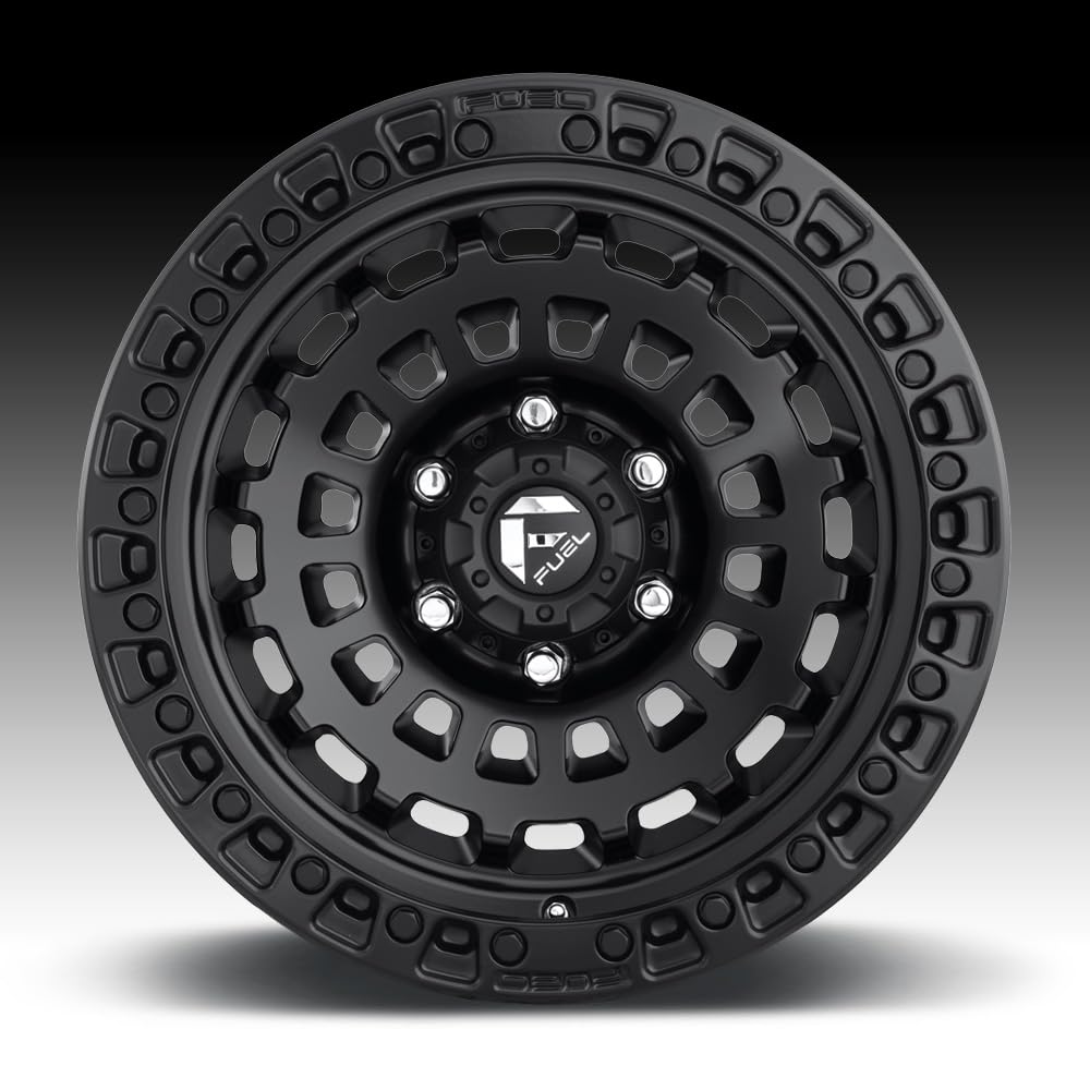 Fuel 1PC D633 ZEPHYR 17X9 5X139.7 MATTE BLACK Wheel Rim