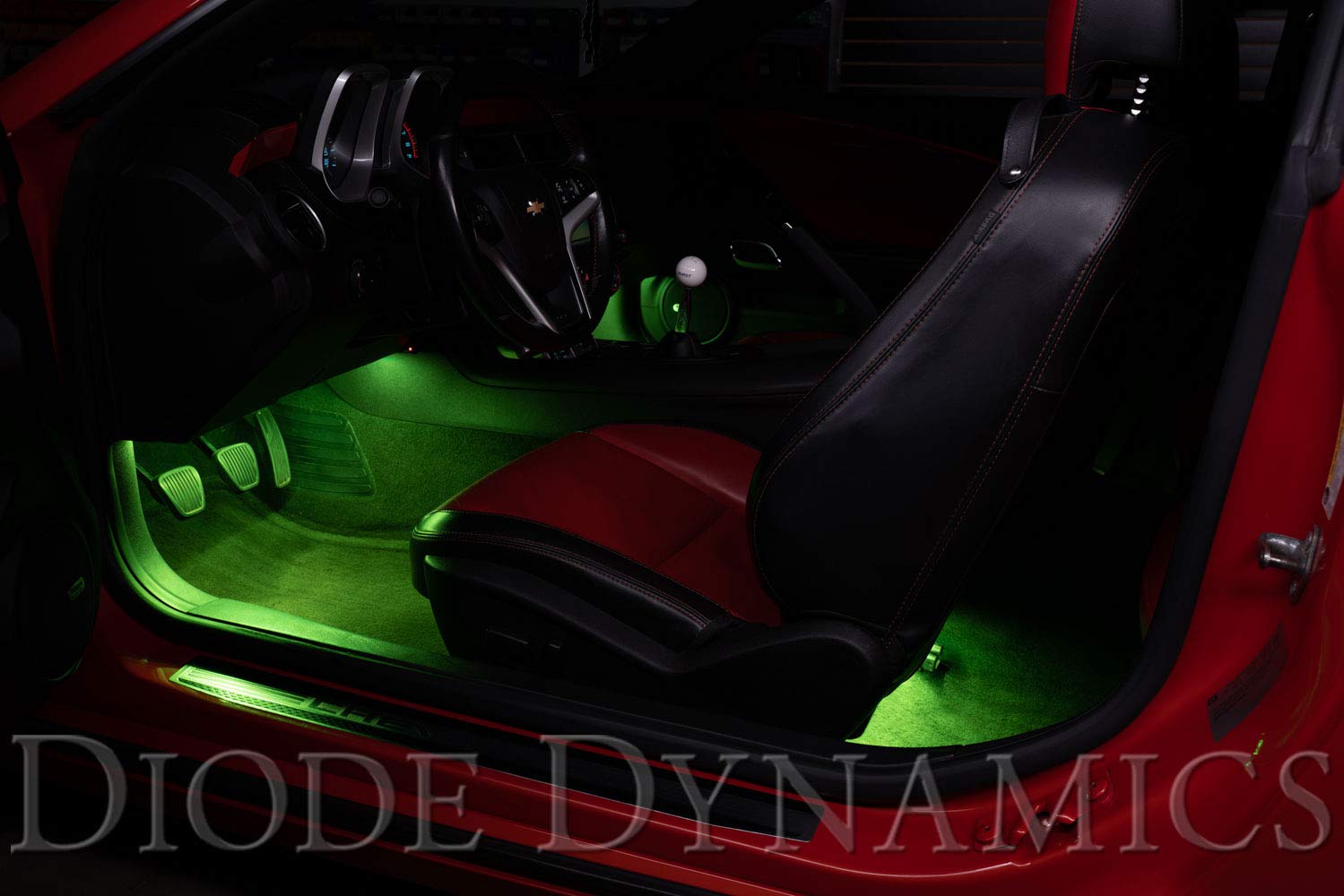 RGBW Footwell Strip Kit, Diode Dynamics DD0443, 4pc, Multicolor