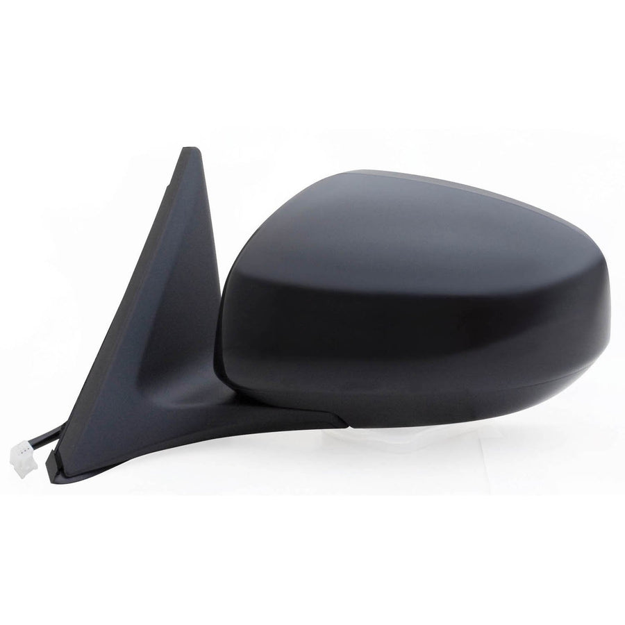 Fit System Driver Side Mirror 68592N for Nissan 370Z Coupe, 370Z Convertible, Black, PTM Cover, Foldaway, Power