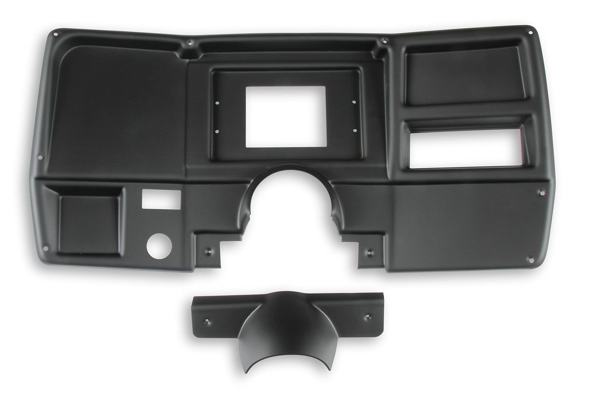 Dash Bezel Holley EFI 553-310 - No A/C Vents- Black