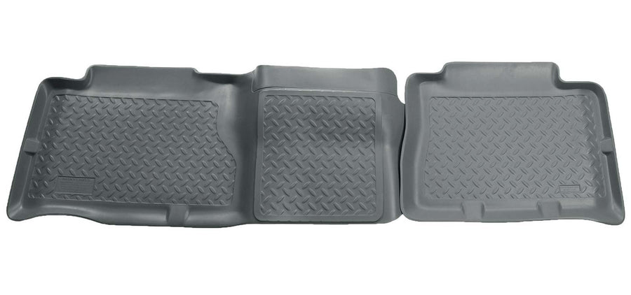 Husky Liners Series Classic Style | 2002-2006 Cadillac Escalade, 2000-2006 Chevrolet Tahoe, 2000-2006 GMC Yukon, 2003-2007 Hummer H2 | 2nd Seat Floor Liner, Grey | 61452