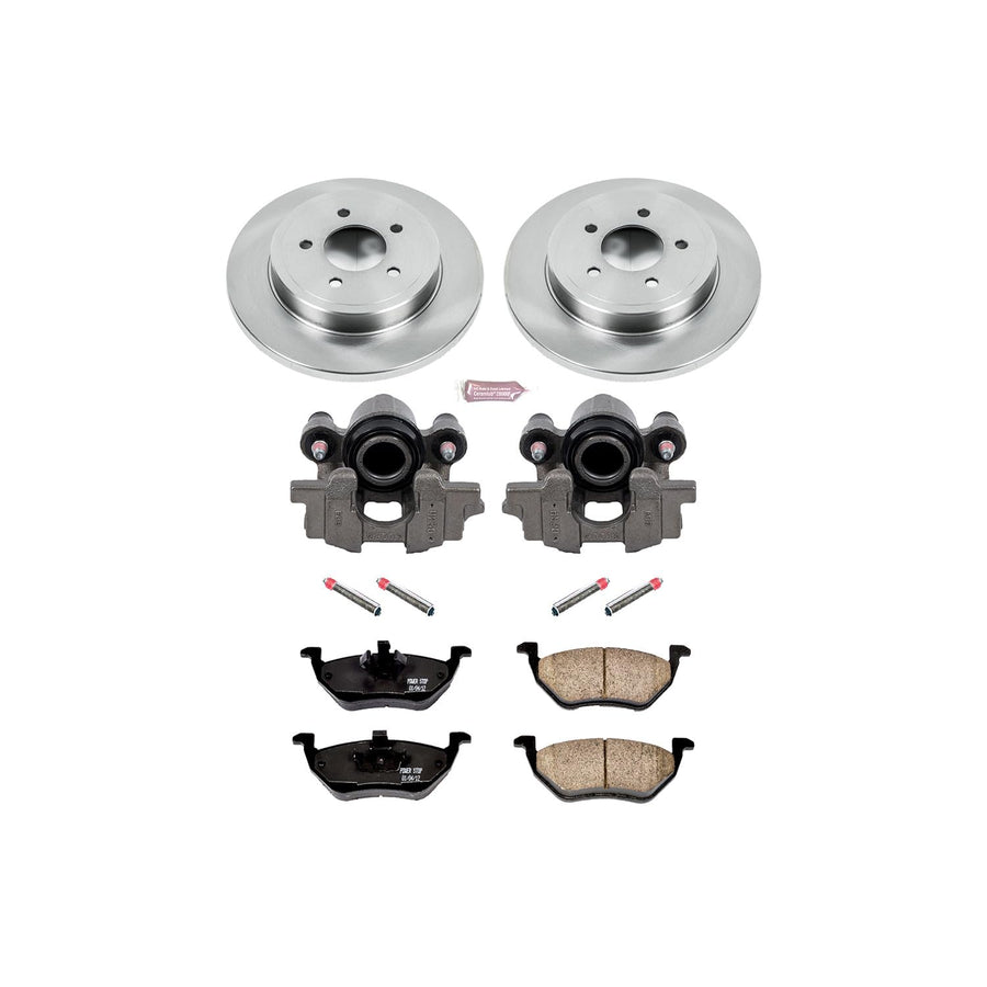 Power Stop Autospecialty KCOE4585 1-Click OE Replacement Brake Kit with Calipers