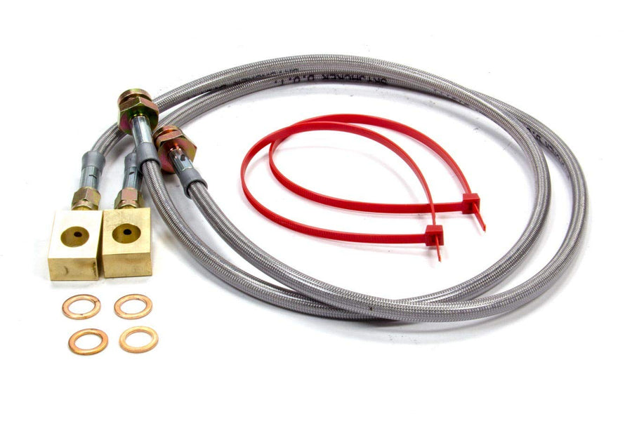 4"- 8" Skyjacker Stainless Steel Brake Line - Pair