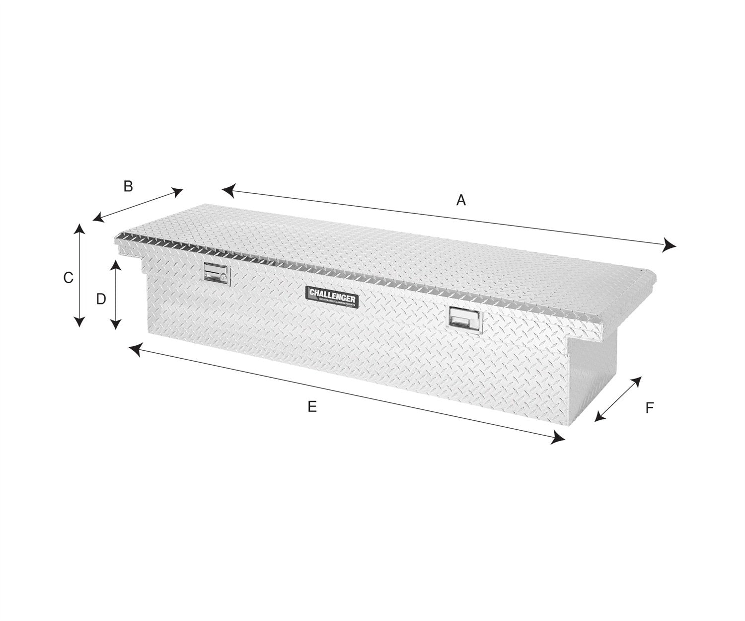 Chevy CK Lund 67-99 Challenger Tool Box - Black