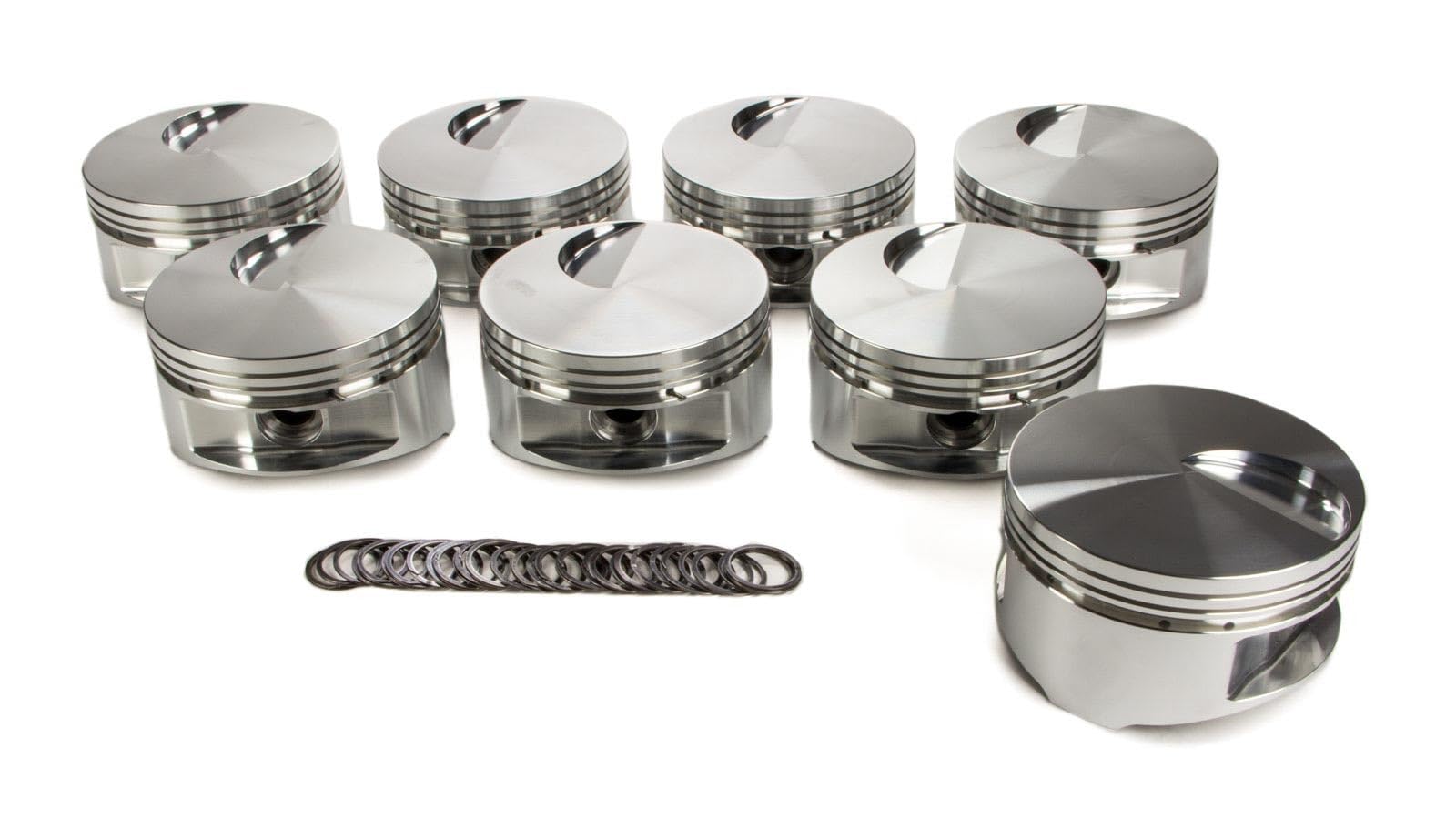 Flat Piston JE For Big Block Ford 460 Set of 8 Bore 4.44 Rod Length 6.8 170878
