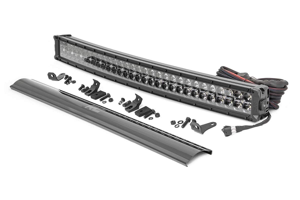 30" Rough Country Mesh White DRL LED Grille for 14-15 GMC Sierra 1500-70190DRL