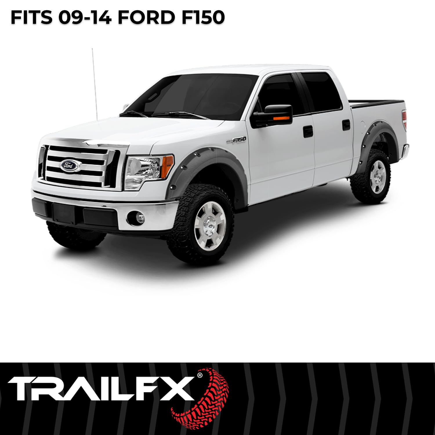 Pocket Style Flare Smooth Set Of 4 Trailfx TFF3002S