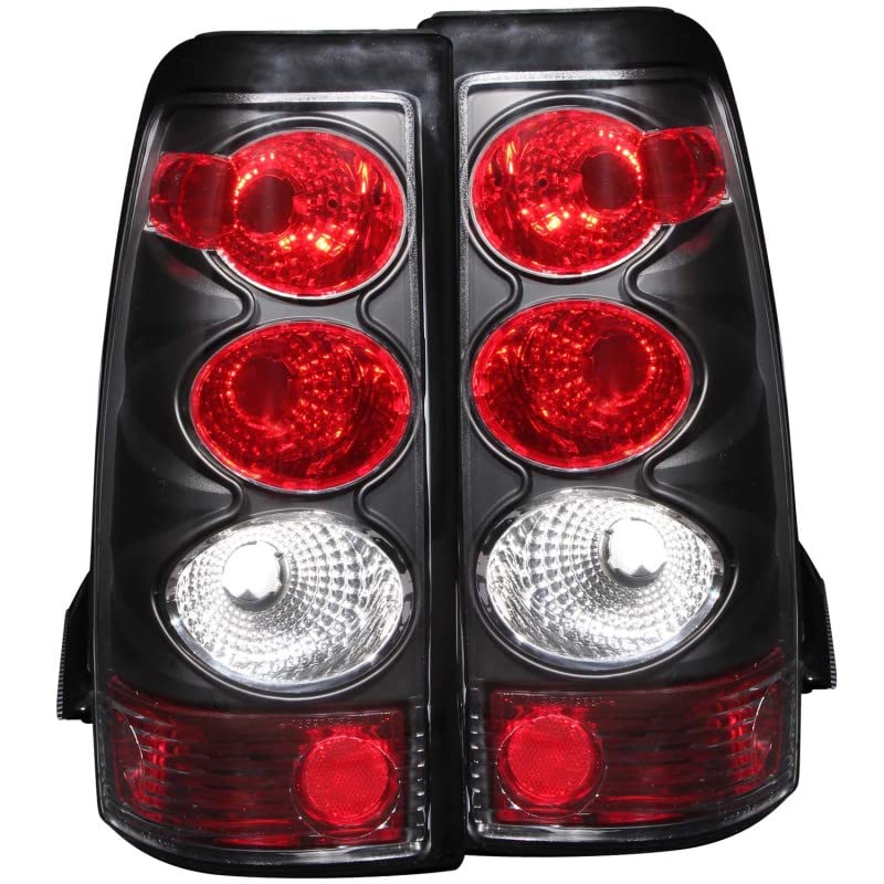 Black Euro Tail Light Set-Clear Lens ANZO USA 211022