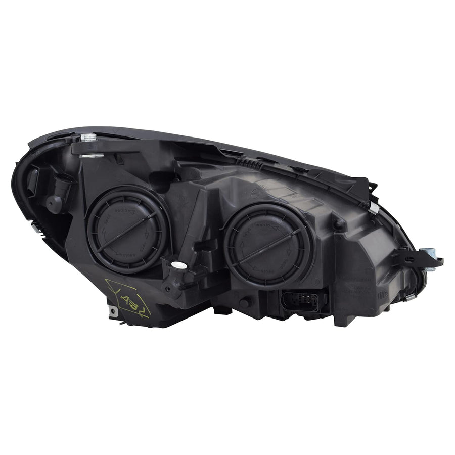 Left TYC Headlight Assembly Compatible with 2012-2015 Mercedes Benz C-Class