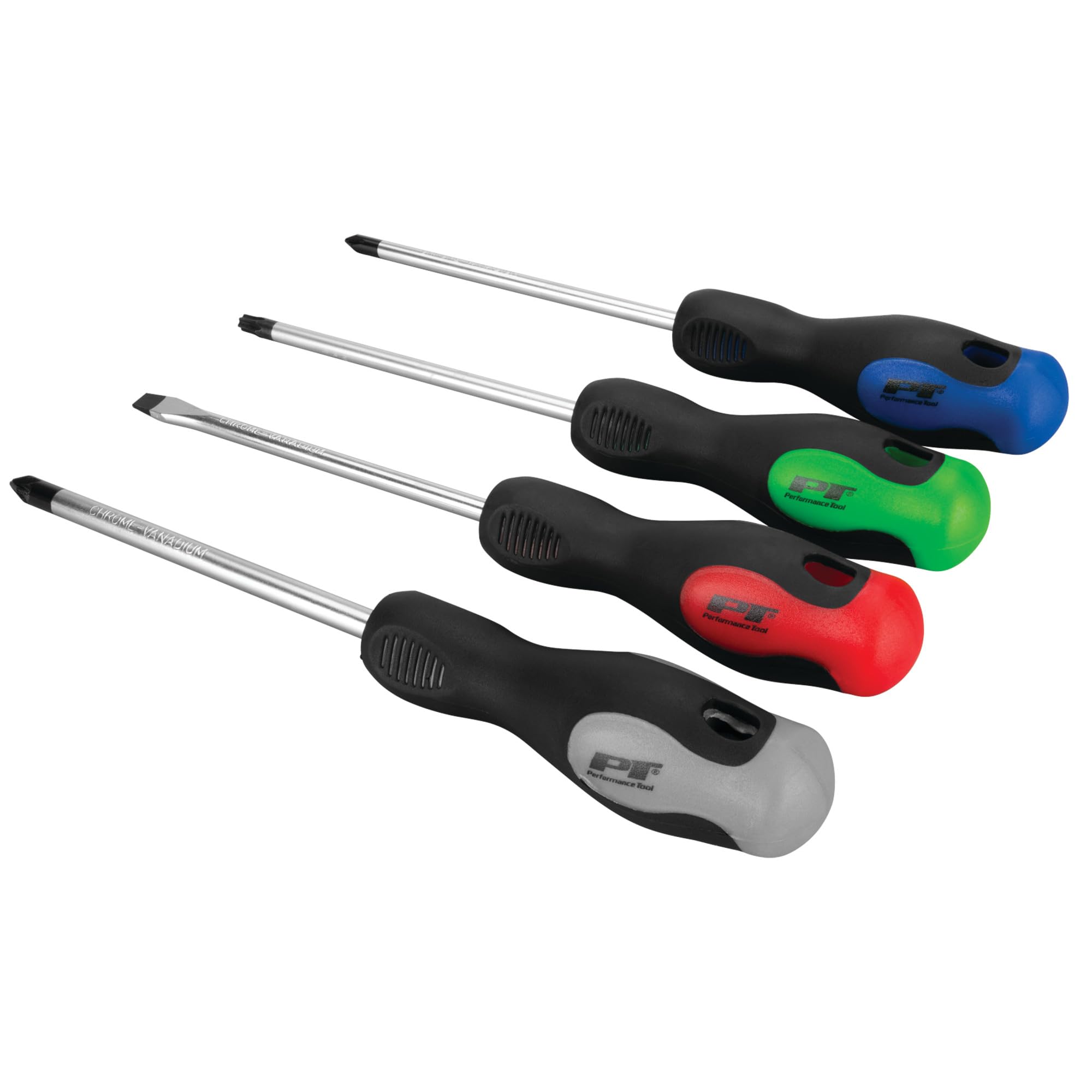 26pc Performance Tool W1738 Screwdriver Set w/Rack