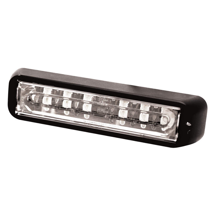 Ecco Ed3766ag Safety Group Directional Led: Dual Color, Surface Mount, 12-24vdc, 11 Flash Patterns, Amber/Green