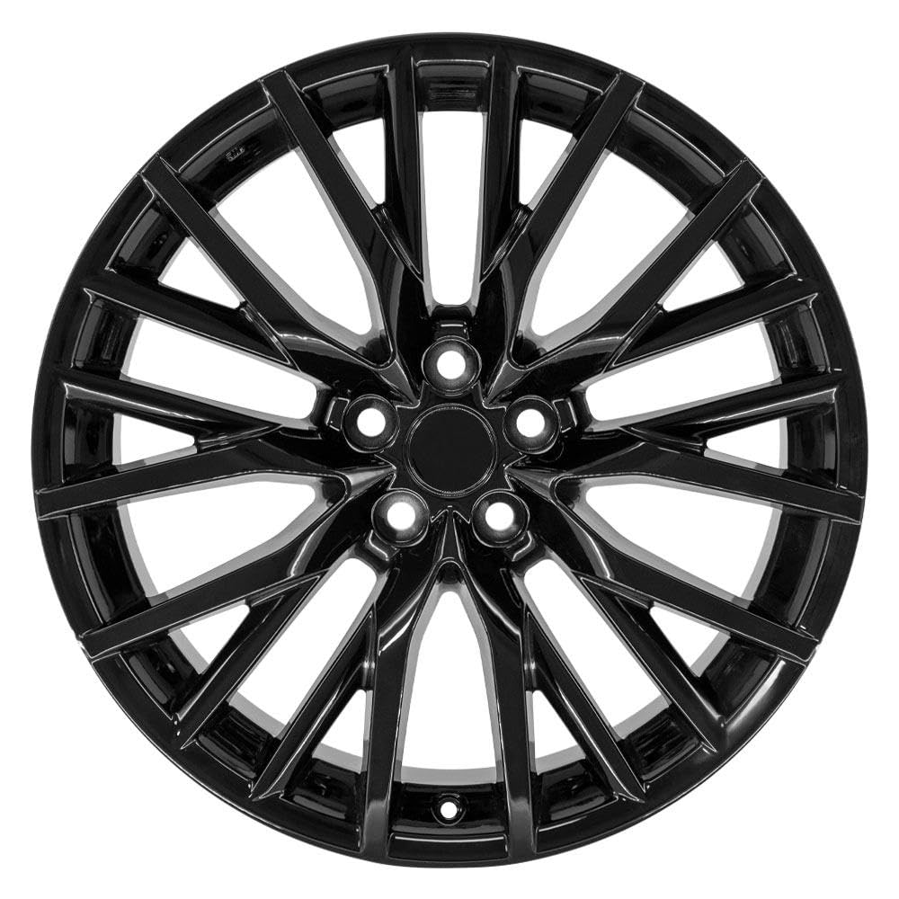 20 Inch OE Wheels LX59 Rim Fits RX350/RX450 Style 5x114.3 20x8 Gloss Black - Hollander 74339 (1)