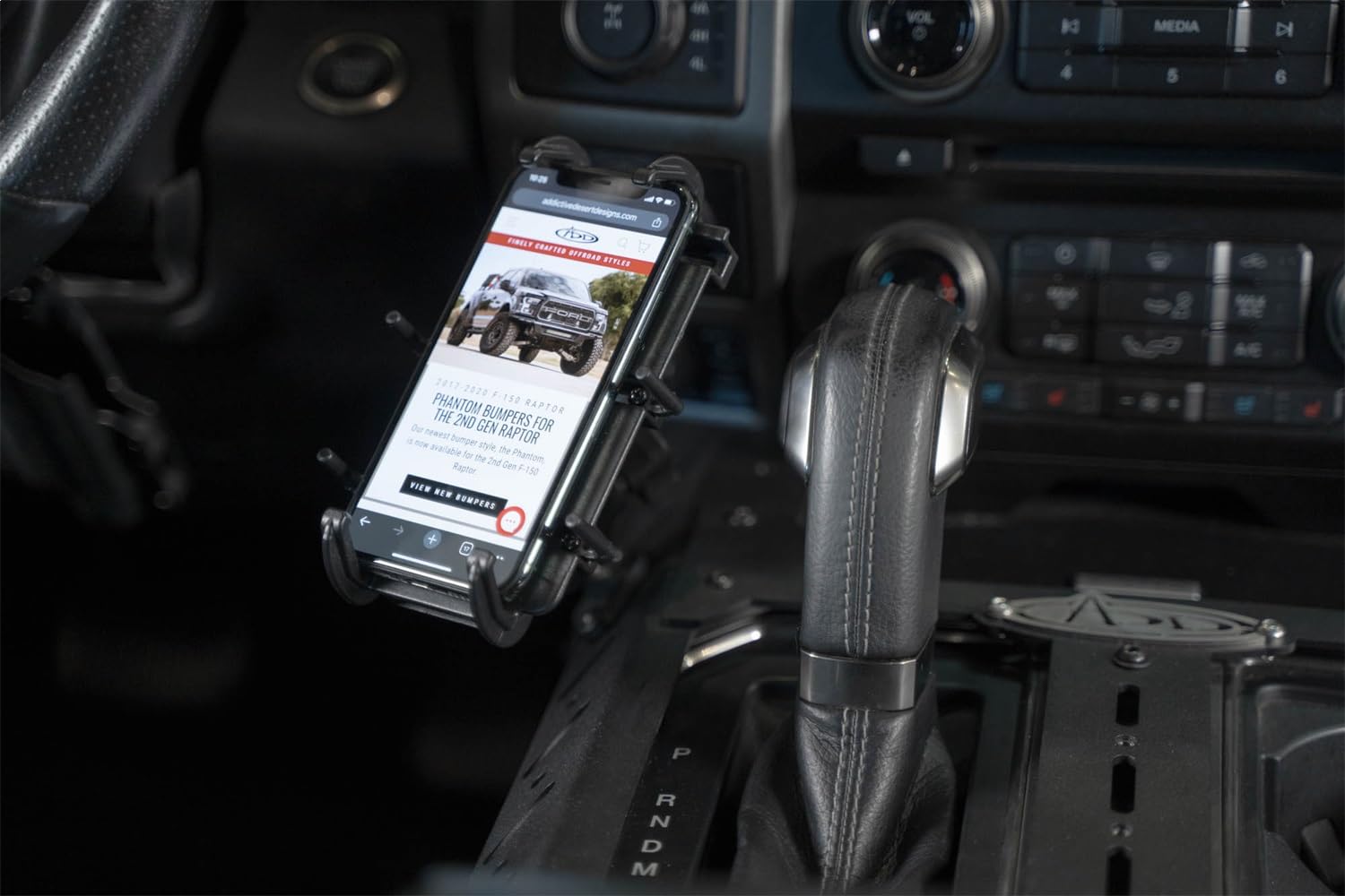 Molle Panels & Digital Device Mount Center Console for the 2015-2020 Ford F150 & 2017-2020 Ford F-150 Raptor (AC110360180, Center Console Molle Panels & Digital Device Mount, AC110360180)