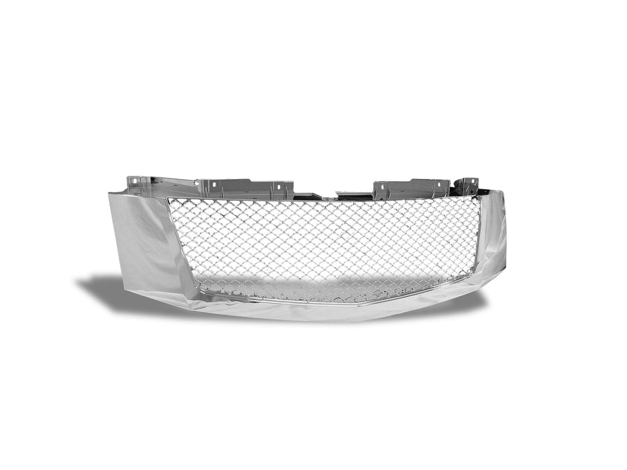 7146945 Armordillo USA Chrome Mesh Front Hood Grille - 2007-2014 Cadillac Escalade